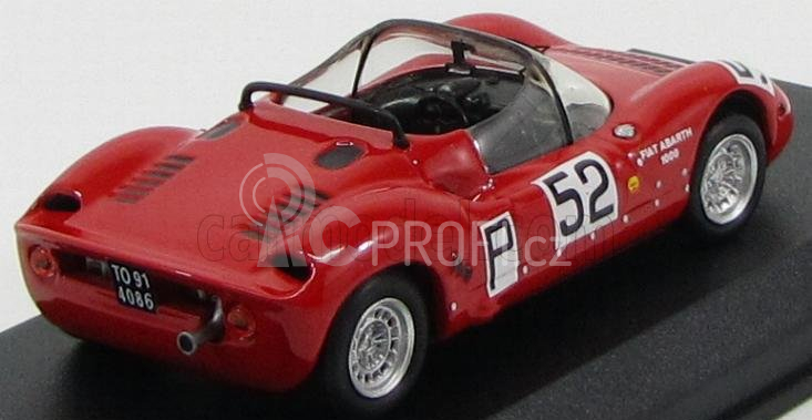 Best-model Fiat Abarth Sp 1000 N 52 1000km Nurburgring 1967 Walton - Delmar - Morgan 1:43 Red