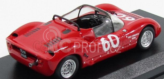Best-model Fiat Abarth Sp 1000 Spider N 60 Monza 1968 Pal Joe - Botalla 1:43 Red