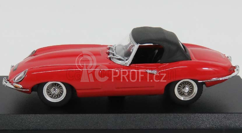 Best-model Jaguar E-type 3.8 Spider Cabriolet I-series 1961 - Personal Car Elton John 1:43 Red