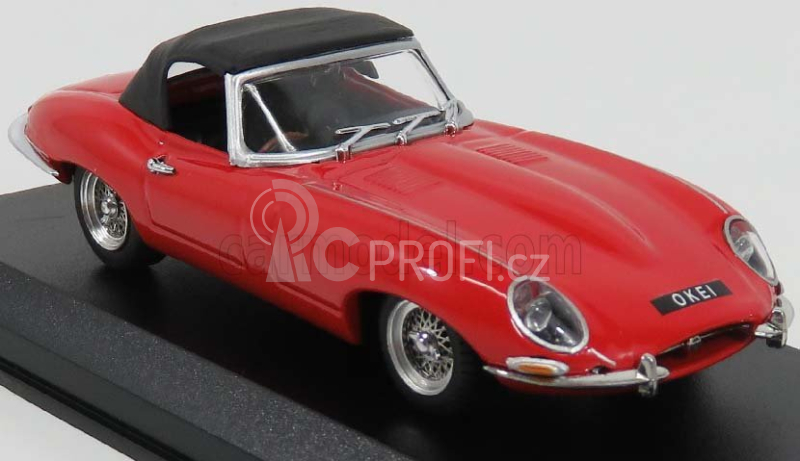 Best-model Jaguar E-type 3.8 Spider Cabriolet I-series 1961 - Personal Car Elton John 1:43 Red