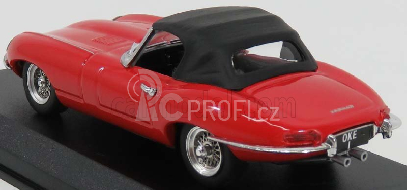 Best-model Jaguar E-type 3.8 Spider Cabriolet I-series 1961 - Personal Car Elton John 1:43 Red