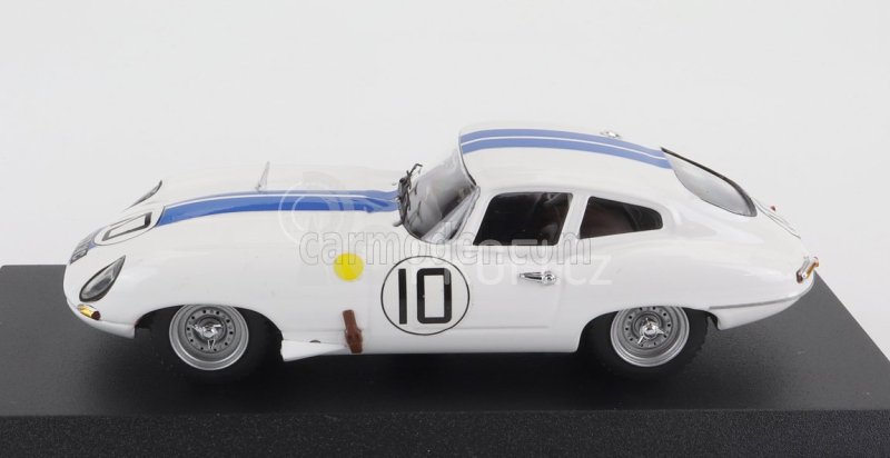 Best-model Jaguar E-type 3.8l S6 Coupe Team Briggs Cunningham N 10 1:43, bílá