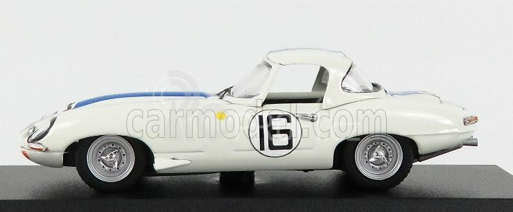 Best-model Jaguar E-type 3.8l Team Briggs Cunningham N 16 1:43, bílá