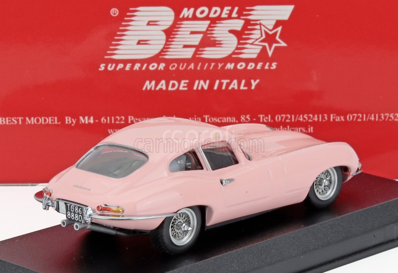 Best-model Jaguar E-type Coupe 1961 - Personal Car Rita Pavone 1:43 Pink