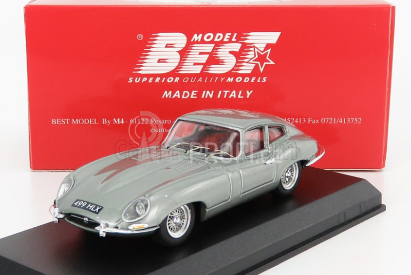 Best-model Jaguar E-type Coupe 1964 - Personal Car George Harrison 1:43 Grey Met