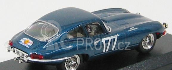 Best-model Jaguar E-type Coupe N 177 Tour De France 1963 Cardi - Klukaszewski 1:43 Blue Met