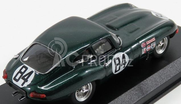 Best-model Jaguar E-type Coupe N 84 12h Sebring 1968 Rodgers - Robson 1:43 Zelená