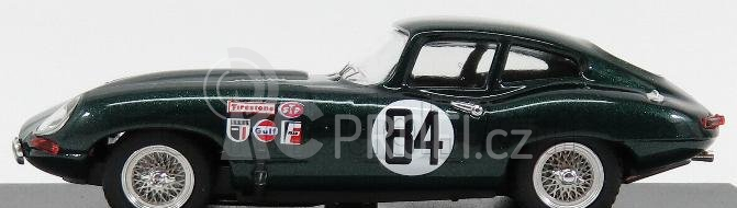 Best-model Jaguar E-type Coupe N 84 12h Sebring 1968 Rodgers - Robson 1:43 Zelená