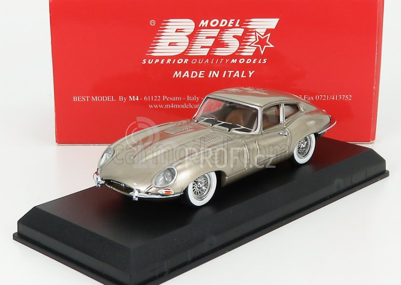 Best-model Jaguar E-type Coupe New York Motor Show 1961 1:43 Opalizující Bronz