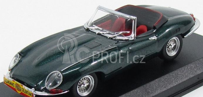 Best-model Jaguar E-type Spider 1961 - Personal Car Adriano Celentano Cantagiro 1962 1:43 Green Met