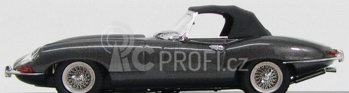 Best-model Jaguar E-type Spider Closed 1962 1:43 Opálově Šedá Barva Gun Metal