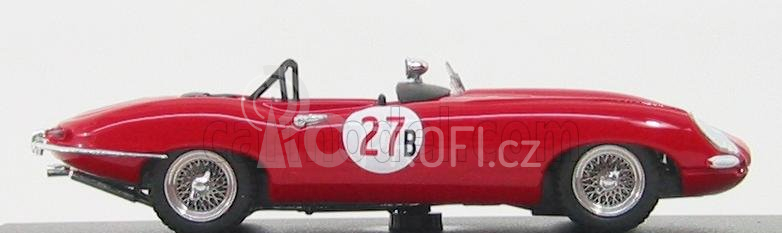 Best-model Jaguar E Type Spider N 27 Riverside 1961 Krause 1:43 Red