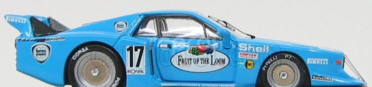 Best-model Lancia Beta Montecarlo N 17 Nurburgring 1981 Heyer - Ghinzani 1:43 Světle Modrá
