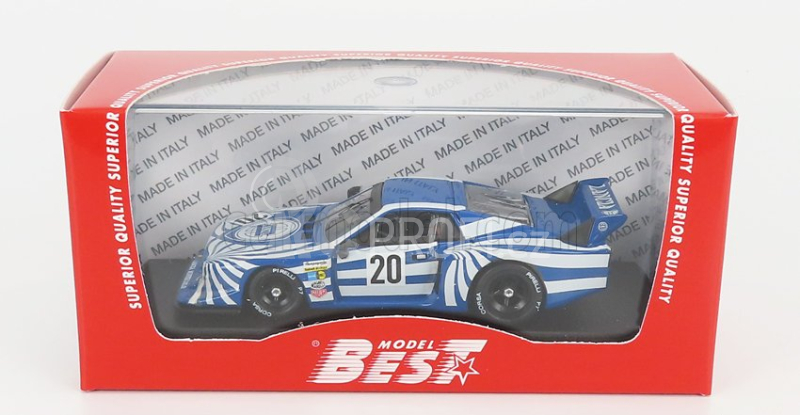 Best-model Lancia Beta Montecarlo N 20 1:43, modrá
