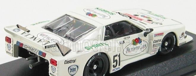 Best-model Lancia Beta Montecarlo N 51 Zolder 1980 H.heyer 1:43 Bílá
