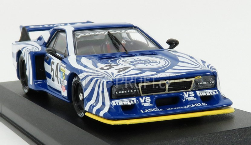 Best-model Lancia Beta Montecarlo N 54 6h Silverstone 1980 W.rohrl - M.alboreto 1:43 Modrá Bílá