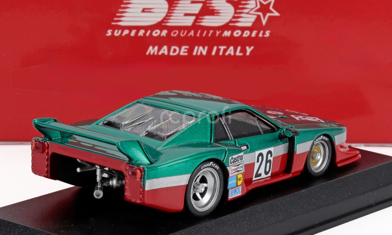 Best-model Lancia Beta Montecarlo Turbo Team Lancia Corse N 26 6h Mugello 1980 Carlo Facetti - Martino Finotto 1:43 Zelená Červená