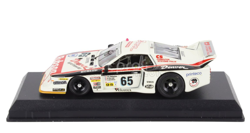 Best-model Lancia Beta Montecarlo Turbo Team Sivama Di Galliate N 65 24h Le Mans 1982 Gianni Giudici - Thierry Perrier - Bernard Salam 1:43 Bílá Červená