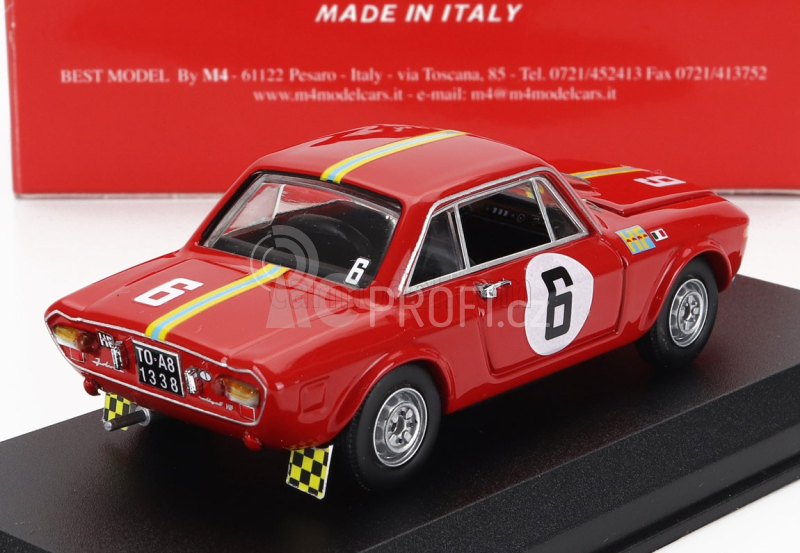 Best-model Lancia Fulvia 1.3 Coupe Hf N 6 Winner Rally Sanremo 1969 H.kallstrom - G.haggbon 1:43 Red