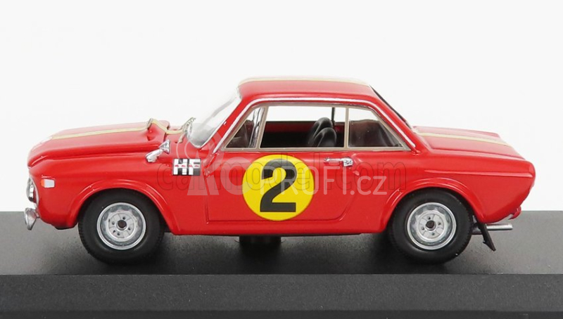 Best-model Lancia Fulvia 1.3 Hf Coupe N 2 Rally Montecarlo 1967 S.munari - G.harris 1:43 Red