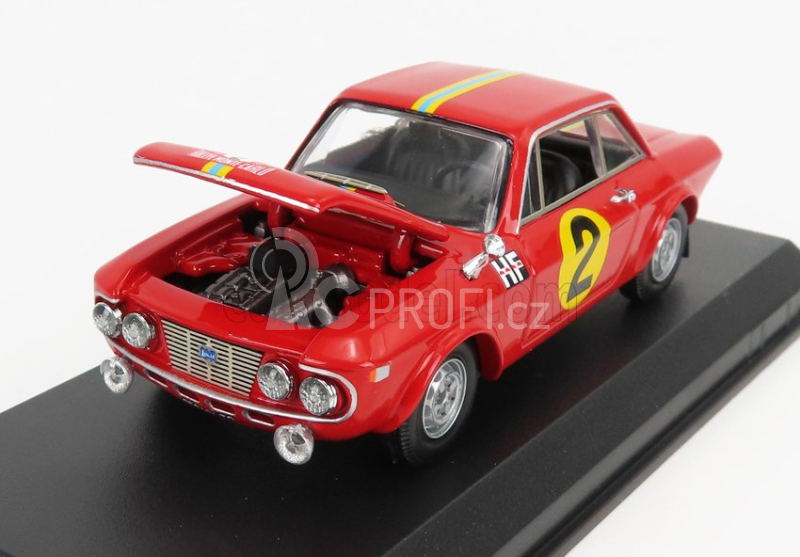 Best-model Lancia Fulvia 1.3 Hf Coupe N 2 Rally Montecarlo 1967 S.munari - G.harris 1:43 Red