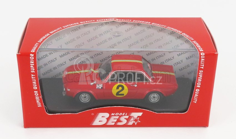 Best-model Lancia Fulvia 1.3 Hf Coupe N 2 Rally Montecarlo 1967 S.munari - G.harris 1:43 Red