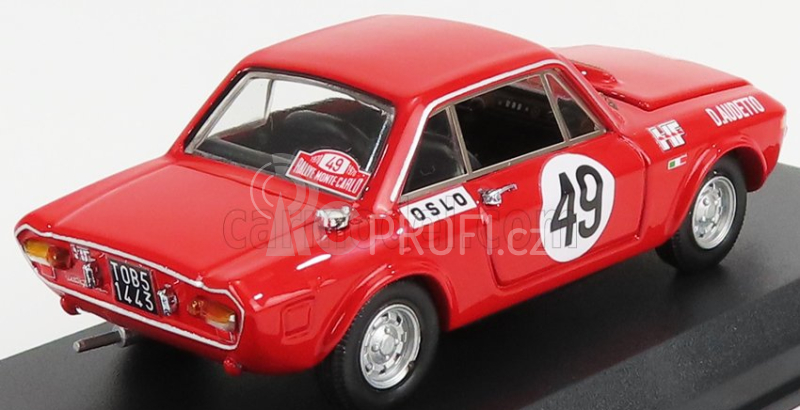 Best-model Lancia Fulvia 1.6 Hf Coupe N 49 1:43, červená