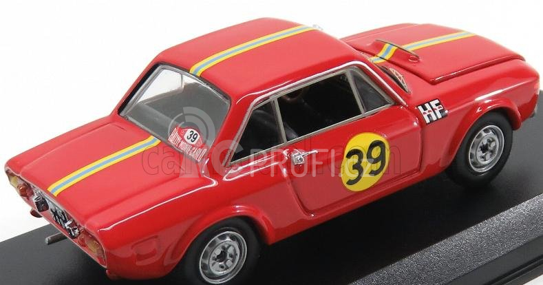 Best-model Lancia Fulvia Coupe 1.3hf N 39 2nd Rally Montecarlo 1967 Andersson - Davrnport 1:43 Red