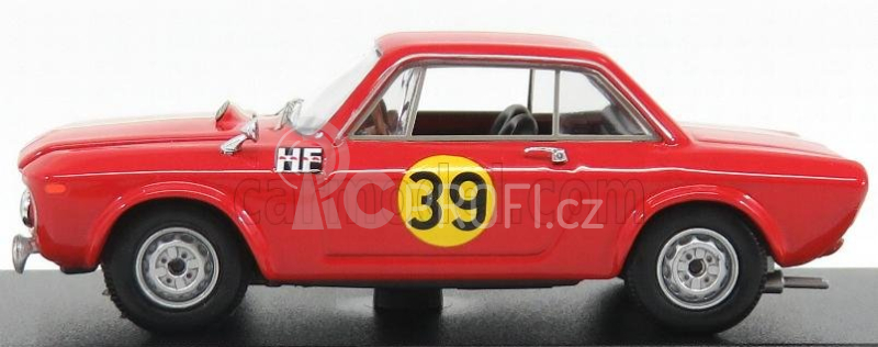 Best-model Lancia Fulvia Coupe 1.3hf N 39 2nd Rally Montecarlo 1967 Andersson - Davrnport 1:43 Red