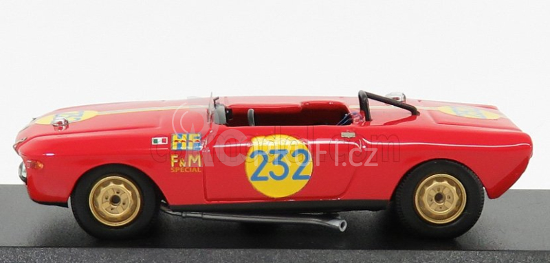 Best-model Lancia Fulvia F&m Special Hf Spider N 232 Targa Florio 1969 Maglioli - Pinto 1:43 Red