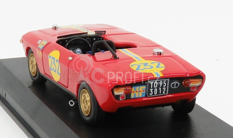 Best-model Lancia Fulvia F&m Special Hf Spider N 232 Targa Florio 1969 Maglioli - Pinto 1:43 Red
