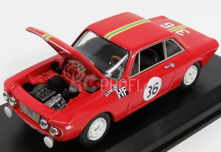 Best-model Lancia Fulvia Hf 1.3 Coupe N 36 Winner Rally Sanremo 1966 Cella - Lombardini 1:43 Red