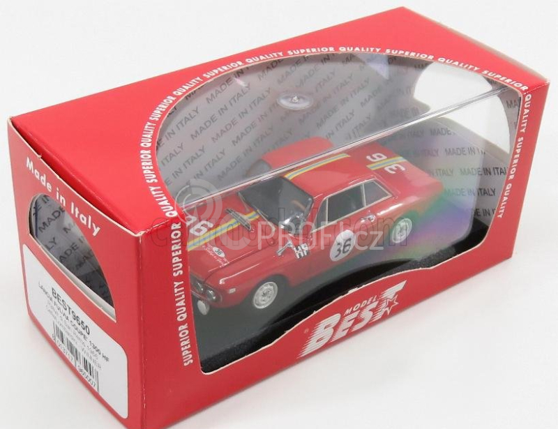 Best-model Lancia Fulvia Hf 1.3 Coupe N 36 Winner Rally Sanremo 1966 Cella - Lombardini 1:43 Red