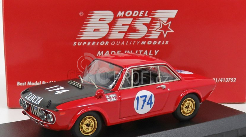Best-model Lancia Fulvia Hf N 174 1:43, červená