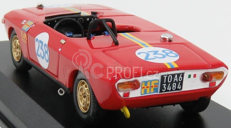 Best-model Lancia Fulvia Spider Special Hf N 238 Targa Florio 1969 Munari - Aaltonen 1:43 Red