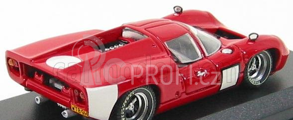 Best-model Lola T70 Coupe Prova 1967 1:43 Červená Bílá