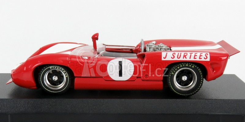 Best-model Lola T70 Mkii Spider N 1 1:43, červená