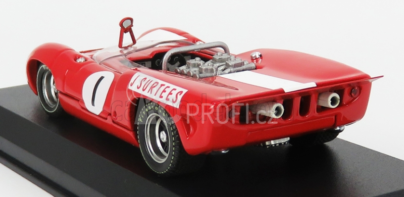 Best-model Lola T70 Mkii Spider N 1 1:43, červená