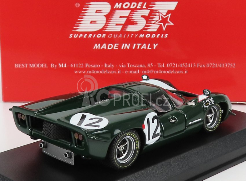 Best-model Lola T70 Mkiii Aston Martin 5.0l V8 Team Lola Racing N 12 1:43, zelená