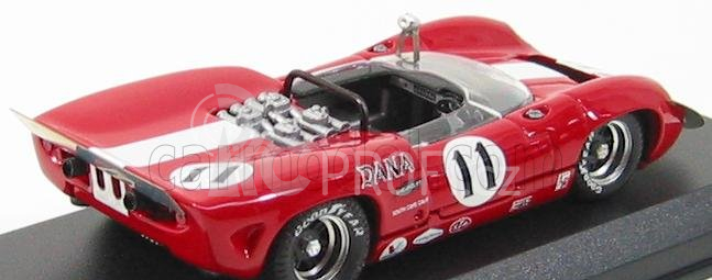 Best-model Lola T70 Spider N 11 Laguna Seca 1967 L.motschenbaker 1:43 Červená Bílá