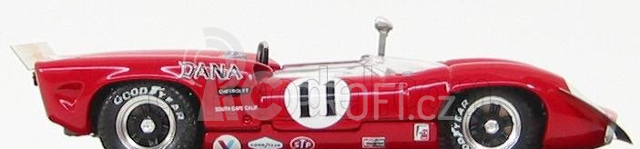 Best-model Lola T70 Spider N 11 Laguna Seca 1967 L.motschenbaker 1:43 Červená Bílá