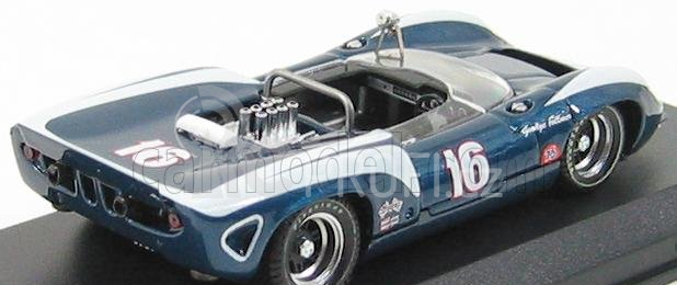 Best-model Lola T70 Spider N 16 Riverside 1967 G.follmer 1:43 Modrá Met Bílá