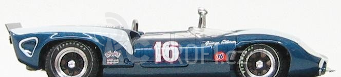 Best-model Lola T70 Spider N 16 Riverside 1967 G.follmer 1:43 Modrá Met Bílá