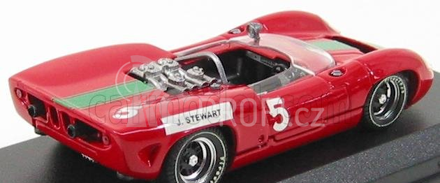 Best-model Lola T70 Spider N 5 Brands Hatch 1965 J.stewart 1:43 Červená Zelená