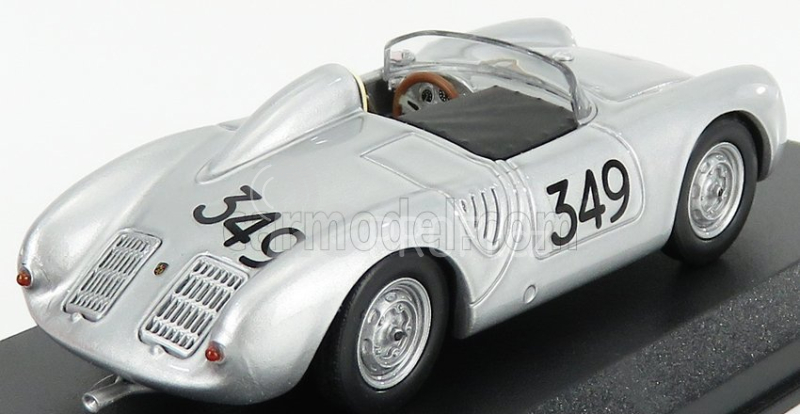 Best-model Porsche 1500 Rs Spider N 349 Mille Miglia 1957 U.maglioli 1:43 Silver