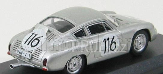 Best-model Porsche 1600gs Abarth N 116 Targa Florio 1960 Linge - Strahle - Lissmann 1:43 Silver