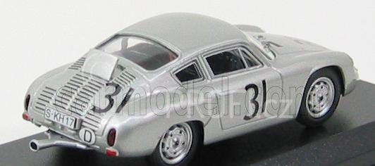 Best-model Porsche 1600gs Abarth N 31 Nurburgring 1960 Greger - Linge 1:43 Silver