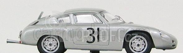 Best-model Porsche 1600gs Abarth N 31 Nurburgring 1960 Greger - Linge 1:43 Silver