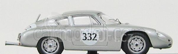 Best-model Porsche 1600gs Abarth N 332 Winner Campionato Europeo 1962 H.kuhnis 1:43 Silver
