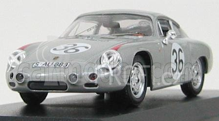 Best-model Porsche 1600gs Abarth N 36 Le Mans 1961 Linge - Pon 1:43 Silver